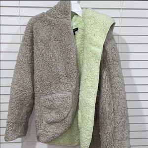 Reversible teddy jacket